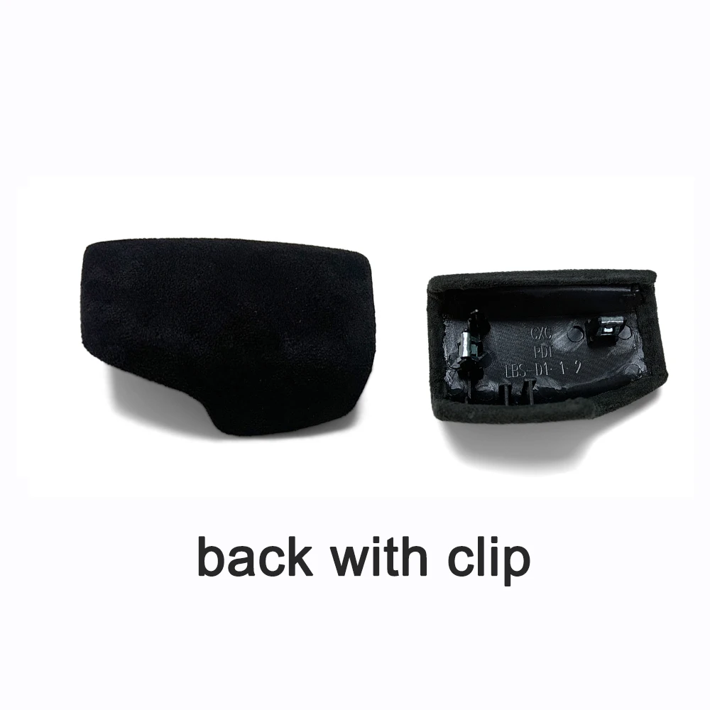Auto Versnellingspook Pookknop voor Audi A4 B8 2009-2023 AT,Verschuiven Knop Adapter Stofdicht Handleiding Handbal Hendel Cover vervangen Accessoires,Black