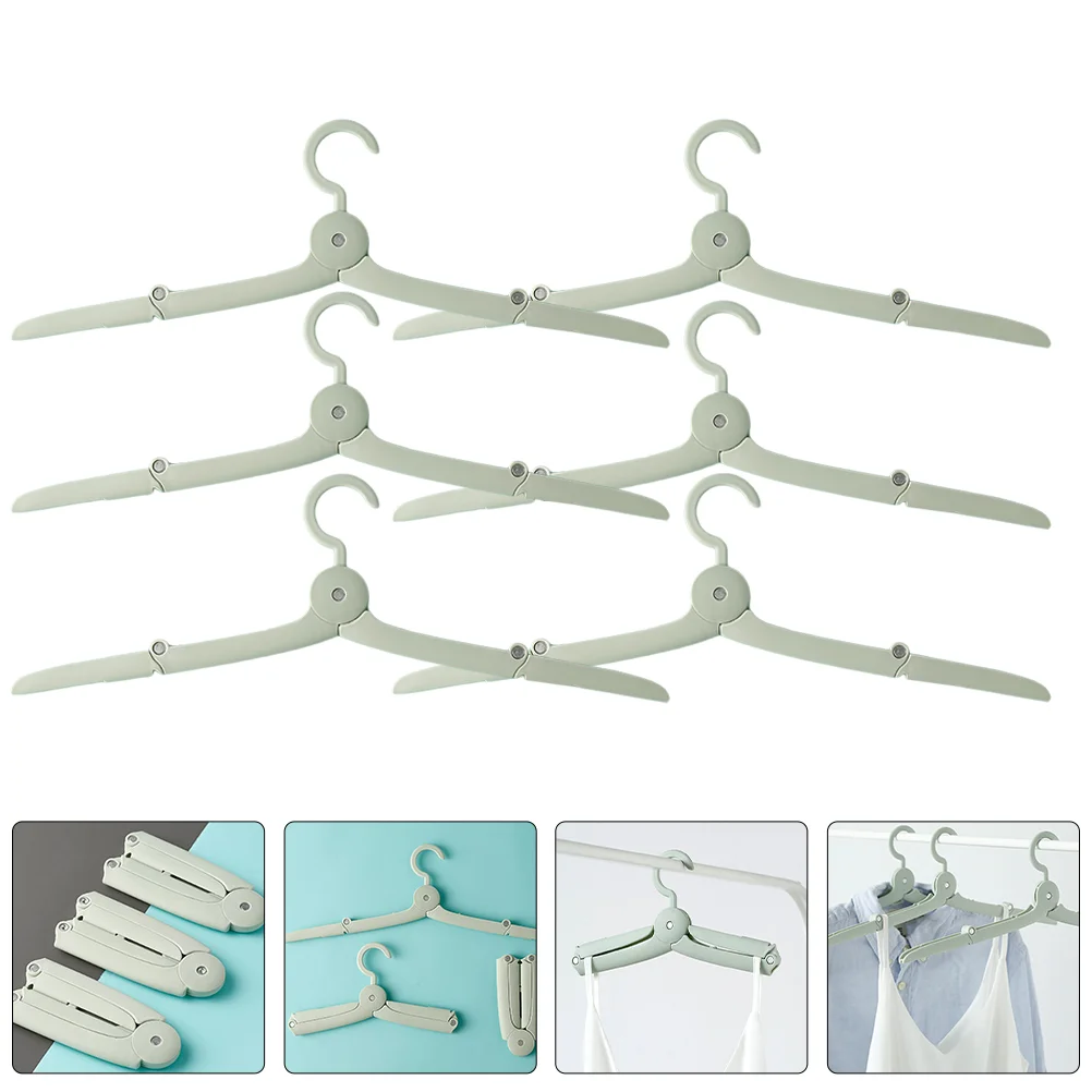 

Collapsible Hangers for Home Folding Small Travel Closet Clothes Shirt Space Saving Coat