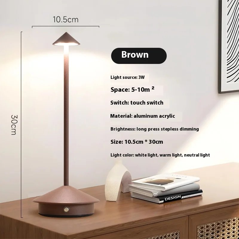 Creative Dining Touch Led Hotel Bar Coffee Pina Pro Table Lamp Rechargeable Table Lamp Lampada Da Tavolo Decorative Desk Lamp 6