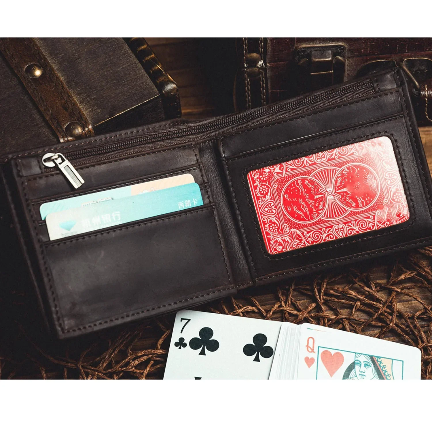 L 데크 스위치 지갑, 긴 마술 트릭, L 지갑, 포크 스위치, 로드 카드, Magia 지갑, 클로즈업 환상, 기믹 소품 -  AliExpress