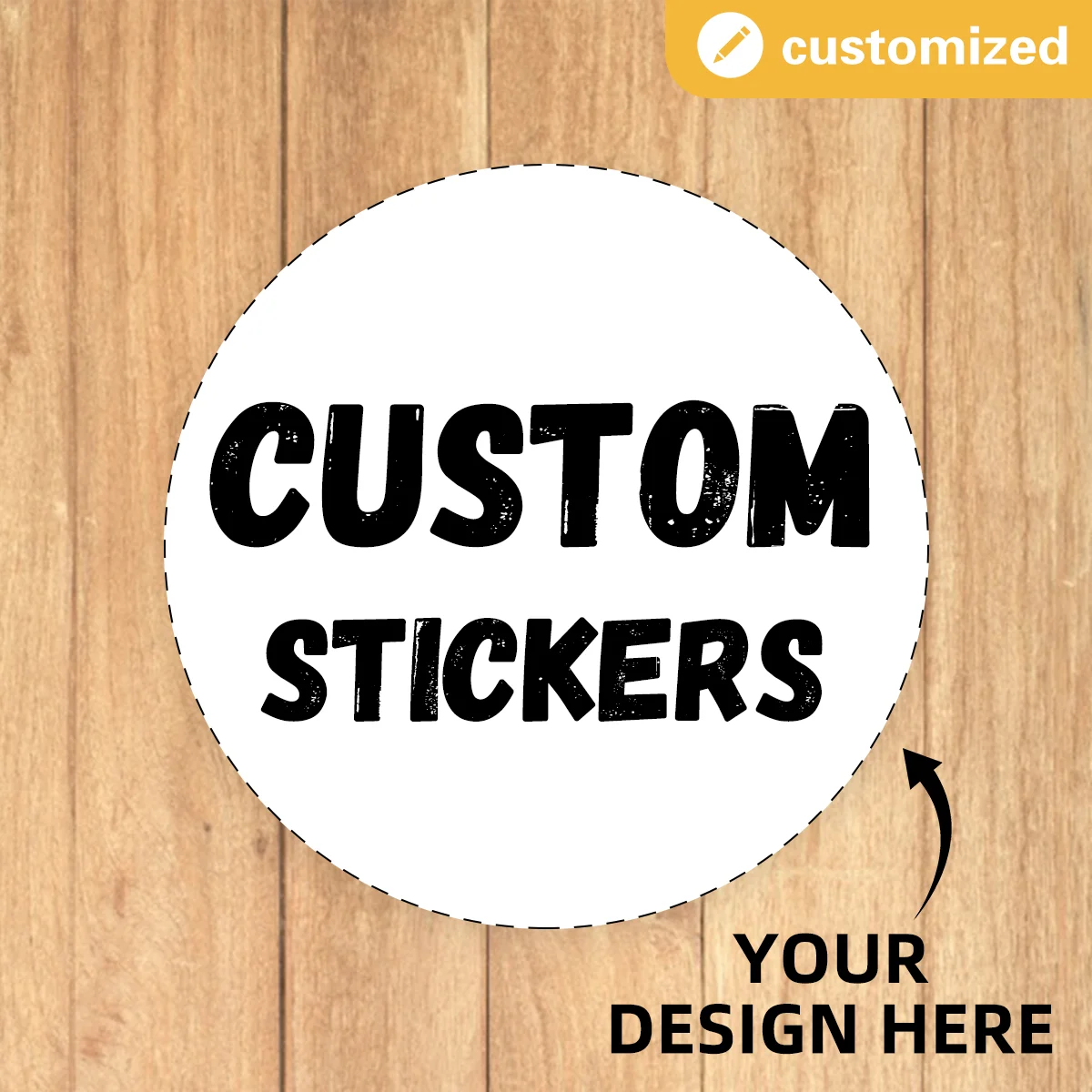 Custom Reusable Round Labels for Branding and Special Occasions