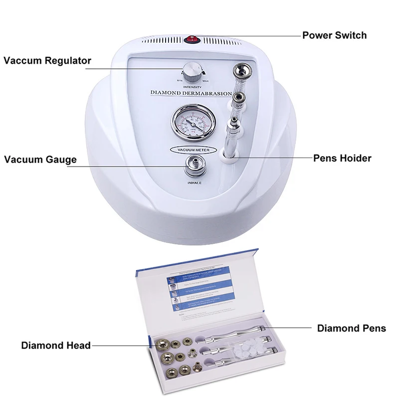 Skin Care Rejuvenation Device 3 IN 1 Diamond Dermabrasion Microdermabrasion Machine for Wrinkle Removal Face Beauty Machine microdermabrasion exfoliation