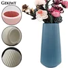 Elegant Nordic Flower Vase Durable Large Minimalist Flower Arrangement Container Flower Decoration Imitation Glaze Vase Weddings 5