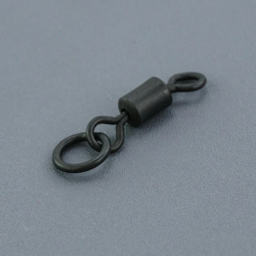 Carp Fishing Swivels 20 Piece Hirisi Snaps with Solid Ring Quick Change Fishing Hook Accessories
