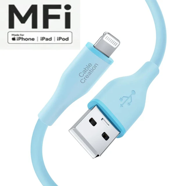 Cargador de coche para iPhone 15 certificado MFi Adaptador de