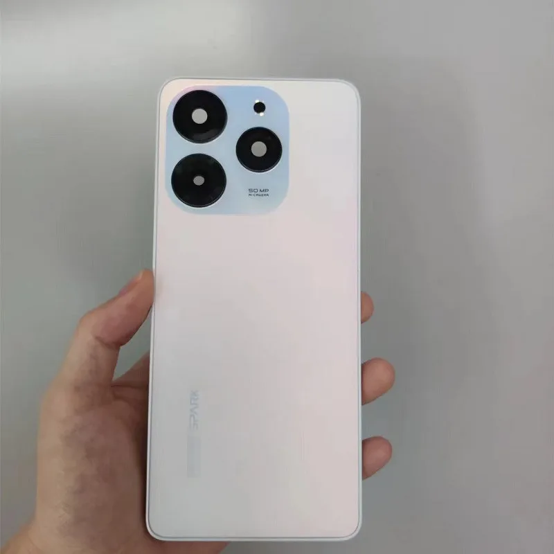 Tecno Spark10 Pro 후면 하우징, 휴대폰 문짝 케이스 및 로고 교체, KI7 배터리 후면 커버 수리, 6.8 인치