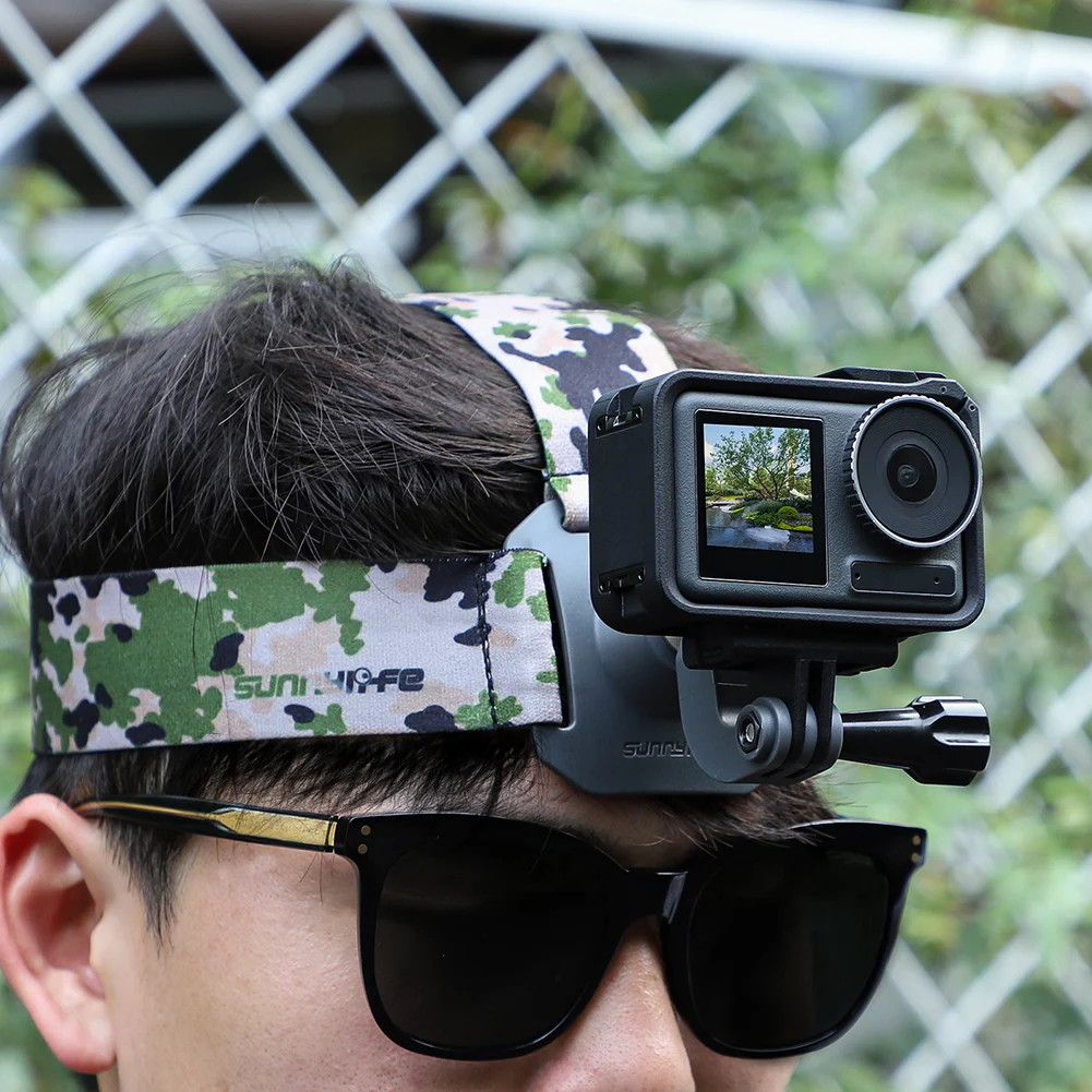 퀵릴리즈 기본 장착 키트, 360 도 회전, GoPro Insta360 액션 포켓용 헤드 벨트 스트랩 마운트
