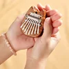 8 Key Mini Wood Kalimba High Quality Exquisite Finger Thumb Piano Marimba Musical Good Accessories Pendant Gift 5