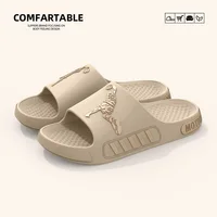 Men's slippers for outdoor wear, summer home, thick soled shower, anti slip sports, 8
