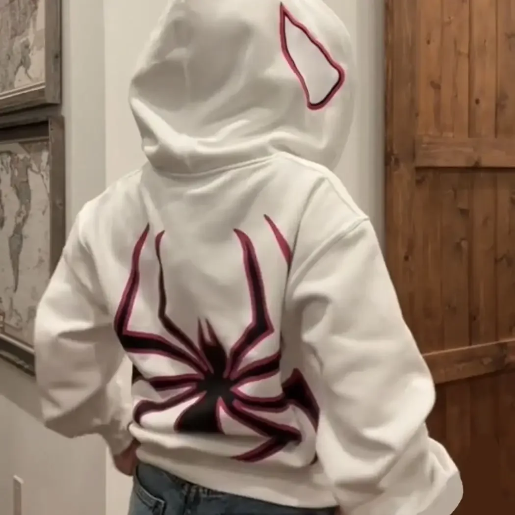 가을, 겨울 거미 3D 인쇄 후드 여성 남성 streetwear 패턴 캐주얼 컴포트 의류 스웨터