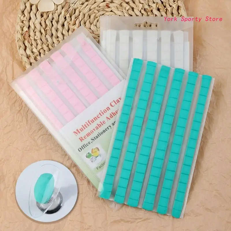 96Pcs Adhesive Putty for Nail Tips Practice Holder Reusable Multipurpose Mounting Tacky Putty for Hangs Picture Poster