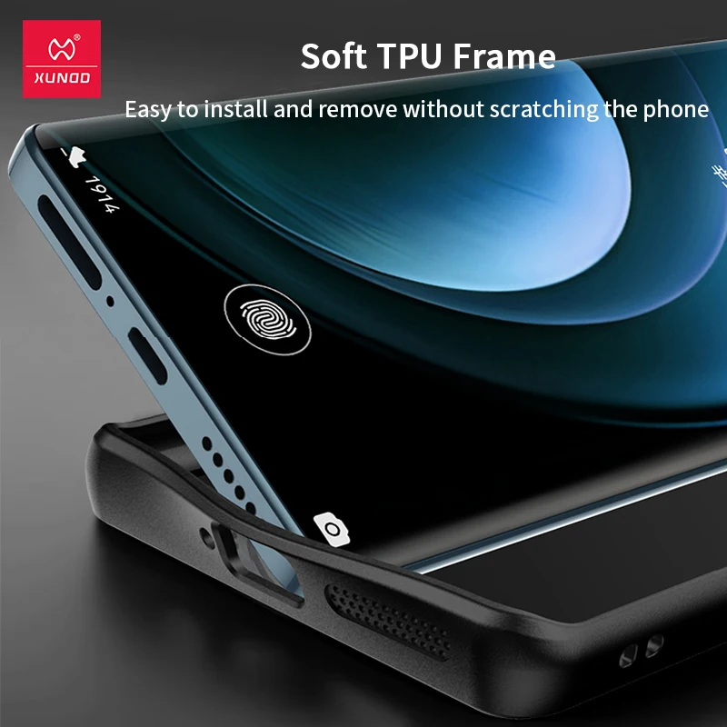 Xundd For VIVO X100 Pro X100 Magnetic Holder Case,Camera Full Protection Back Transparent Cover with Magnetic Folding Bracket