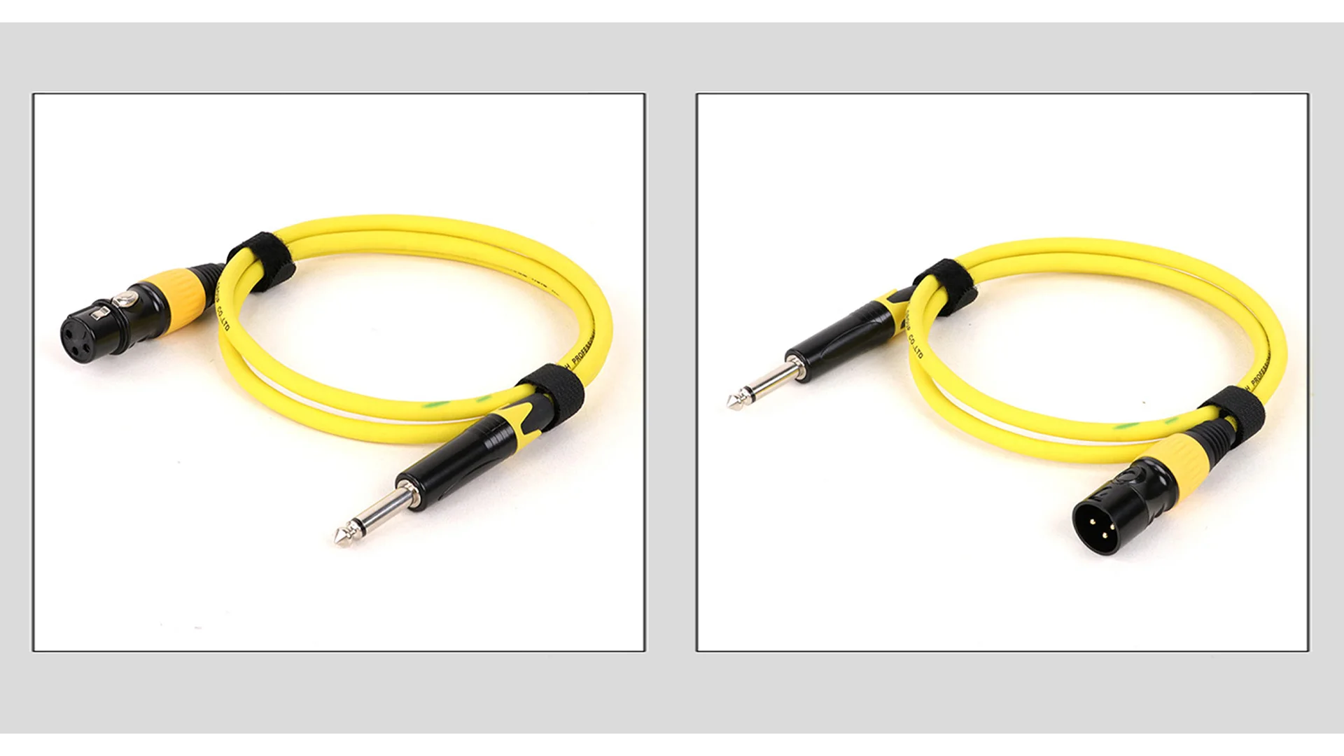 1 Stück GuerGuo Farbenfroher Hochwertiger 6,35mm (1/4) Mono TS Stecker auf 3-Pin XLR OFC Audio Kabel mit Geflechtung und Abschirmung 0,3M-15M – Detail 7