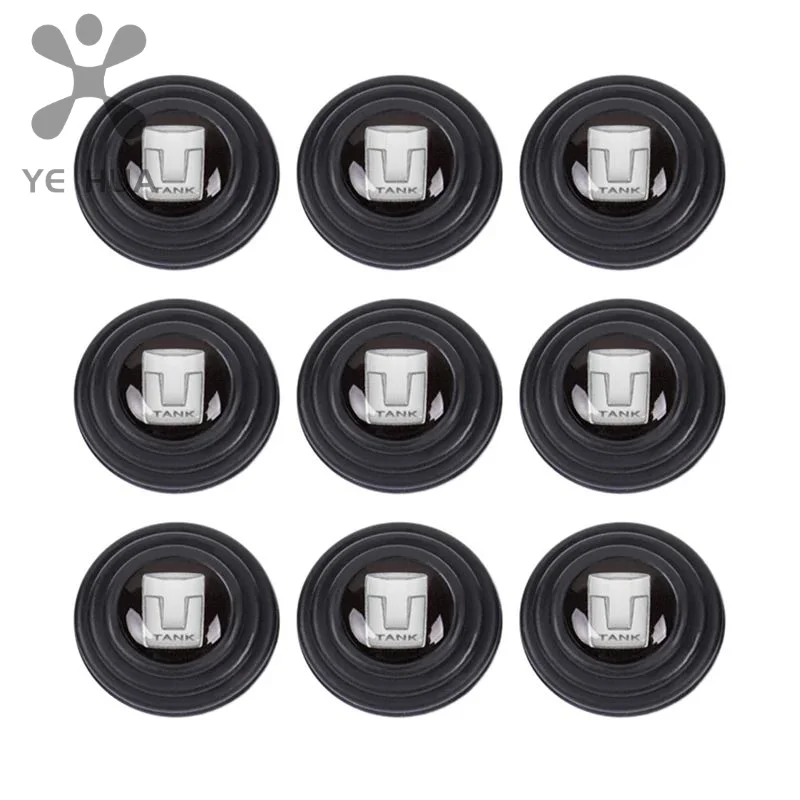 Car interior accessories Great Wall Tank 300 Door Protective Equipment Cushion Rubber Pad Tailgate Shock Absorber Pad Interior Modification Accessories