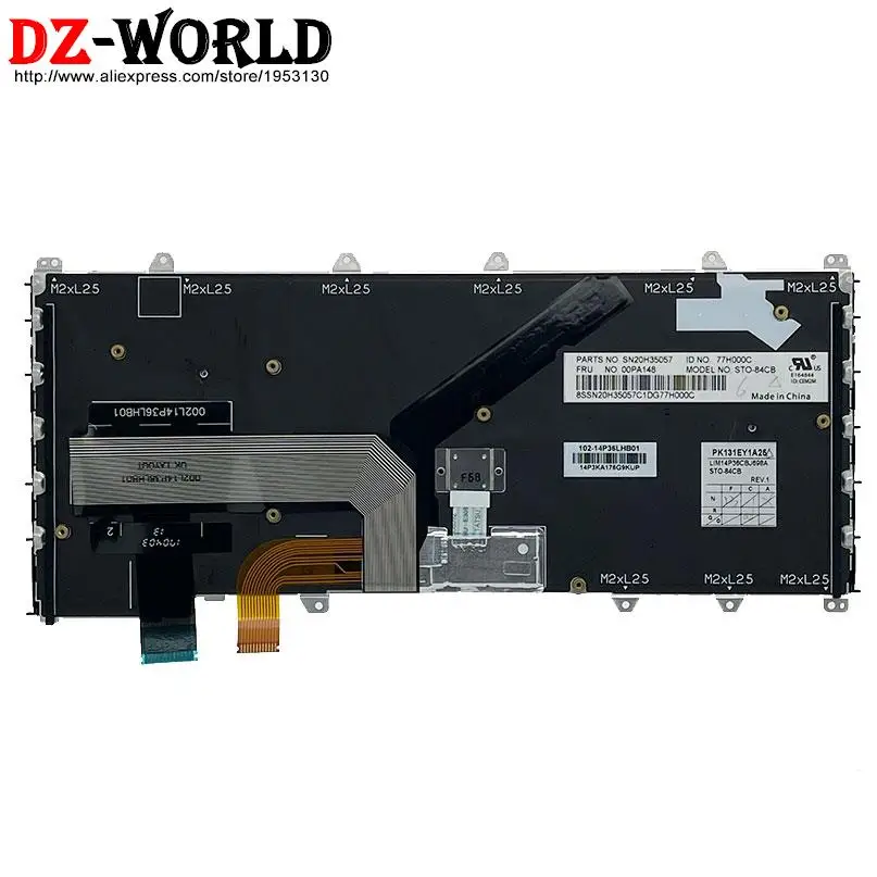 Qwertz de gr cz ch Sws hu si sk Alemão Checo Húngaro Esloveno Teclado Retroiluminado para Lenovo Thinkpad Yoga 260 s1 3 - Imagem 2