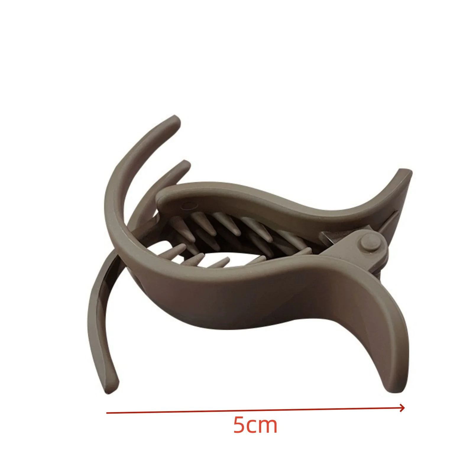 4Pcs Neutral - Toned Back - of - Head Hair Claws: Simple Design, Perfect for Casual & Elegant Hairstyles