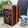 2 Pcs Treelike Desktop Bookends Office Desktop Book Organizer Home Iron Bookends Book Ends Holder Book rack Stand Shelf 6