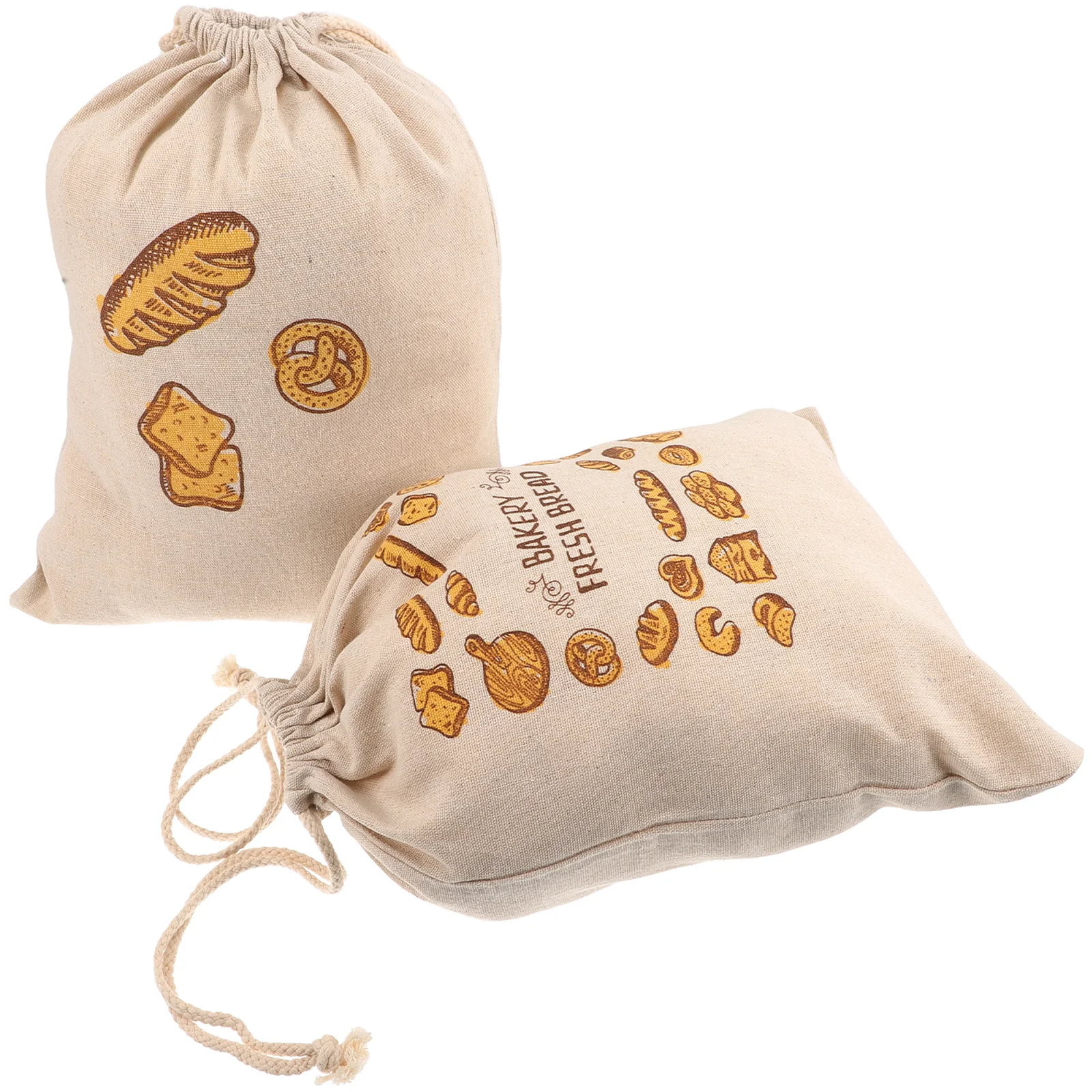 

Linen Bread Bag Supply Holders Wrapping Bags Baking Food Supplies Homemade Packaging Drawstring Toast Pouches Loaf