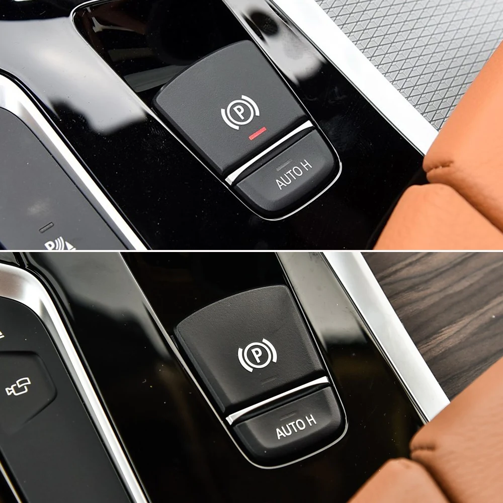 Car Electric Handbrake Parking Switch Button For BMW 5 6GT X3 X4 Series G30 G31 G32 G01 G02 F97 F98 61319109311 push button switch,handbrake switch cover