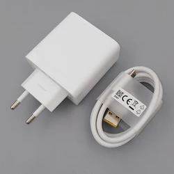 80W Supervooc Charger with Fast Charging Adapter and USB Type - C Cable - EU Add Cable