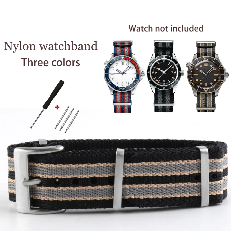 Budget Wrist Nylon 20 mm Replacement Watch Band MLB-ROW-NY3_K0033803