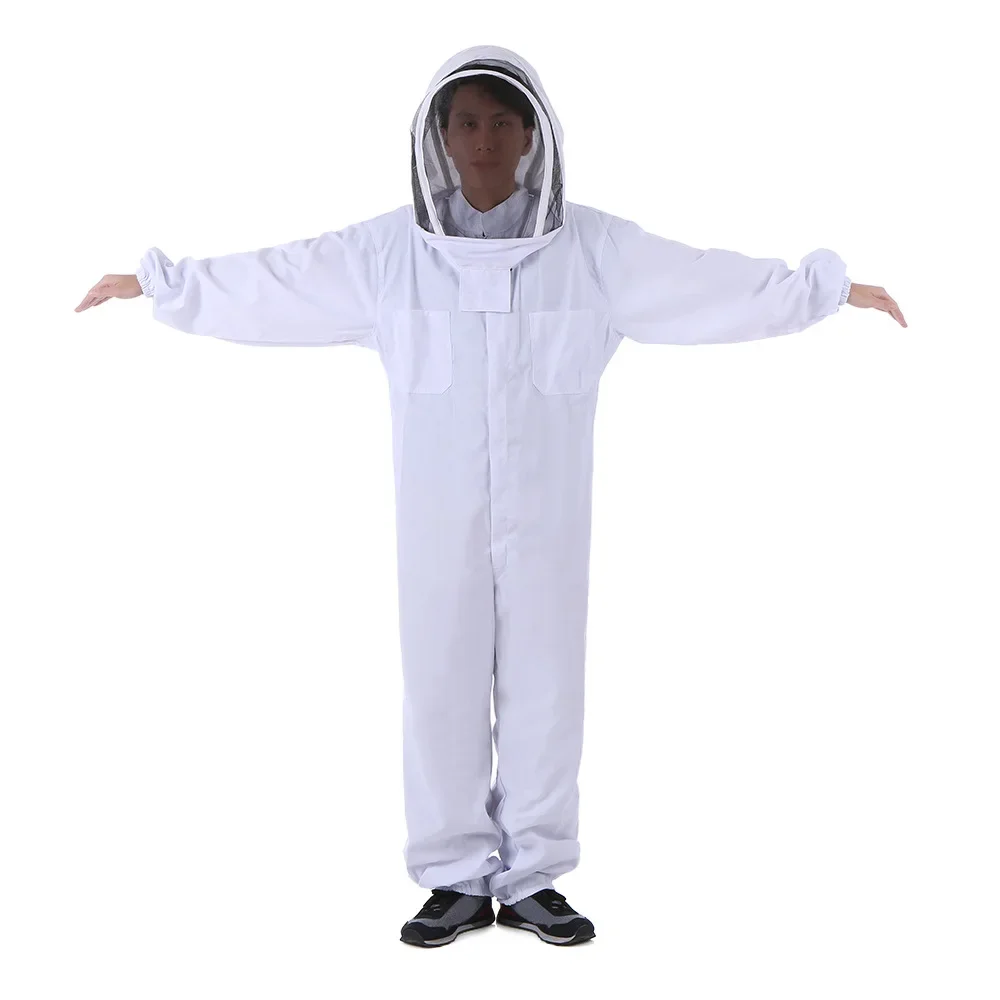 Full Body Protection Beekeeping Suit Cotton Beekeeper Costume Safty Veil Hood Hat Clothes Beekeepers Bee WJ901 beekeeping suit beekeeping clothing