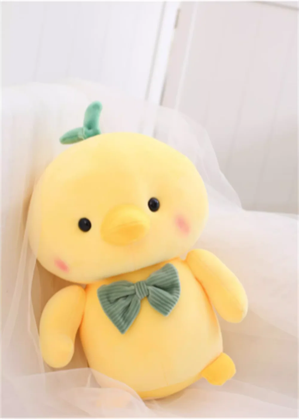 Cute Little Yellow Chicken Stuffed Chicken Pillow Girl Birthday Gift