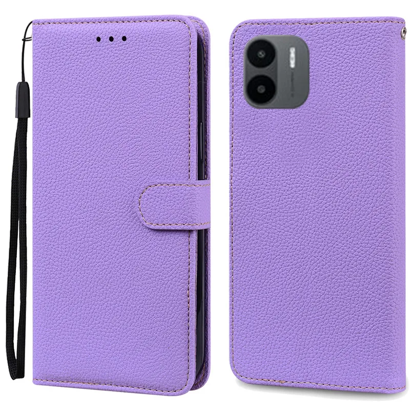 Leather Flip Wallet Phone Case - Elegant Book Style Cover, Durable Protection, Sleek Design