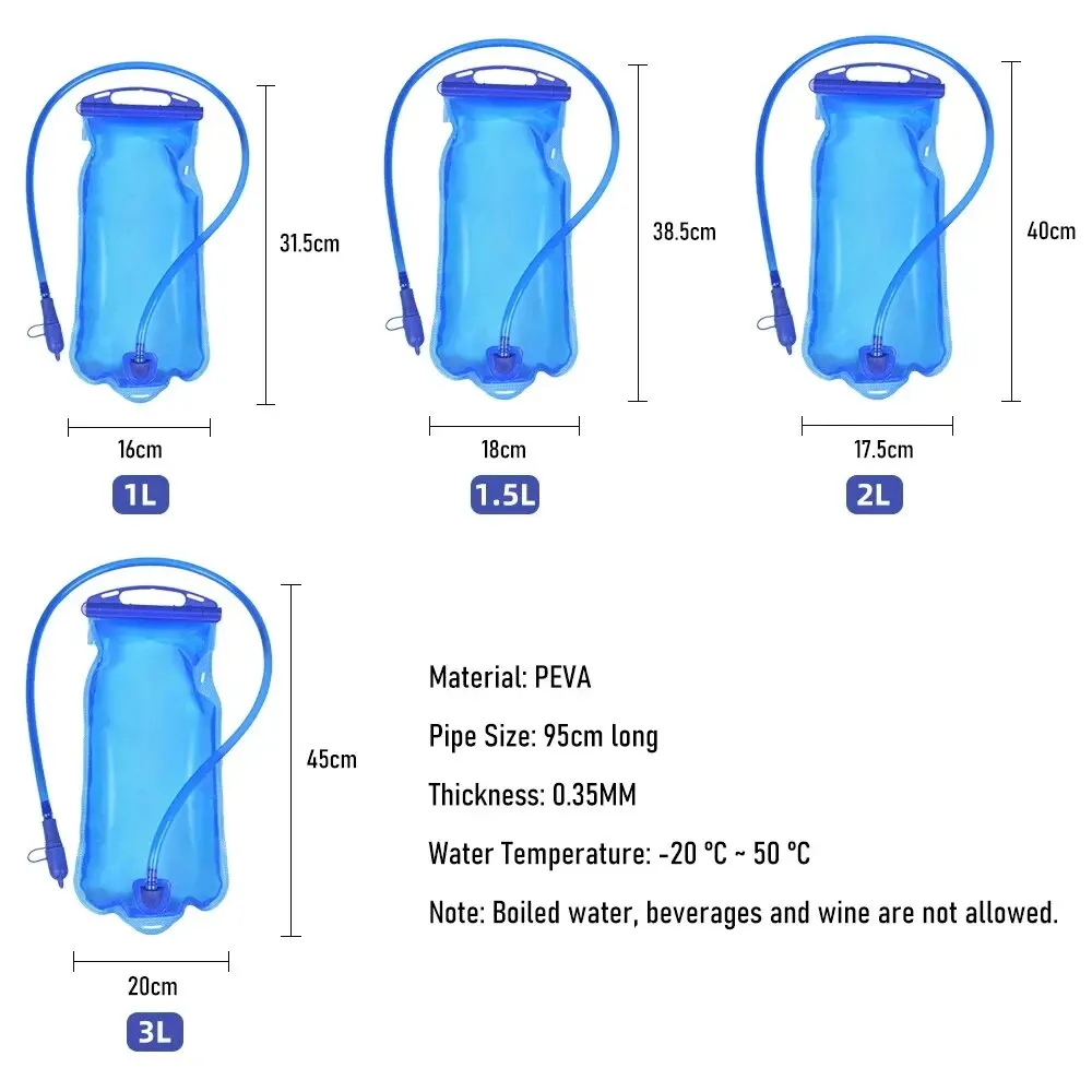 Hydration Pack Storage Bag - BPA-Free Water Reservoir for Running and Outdoor Activities