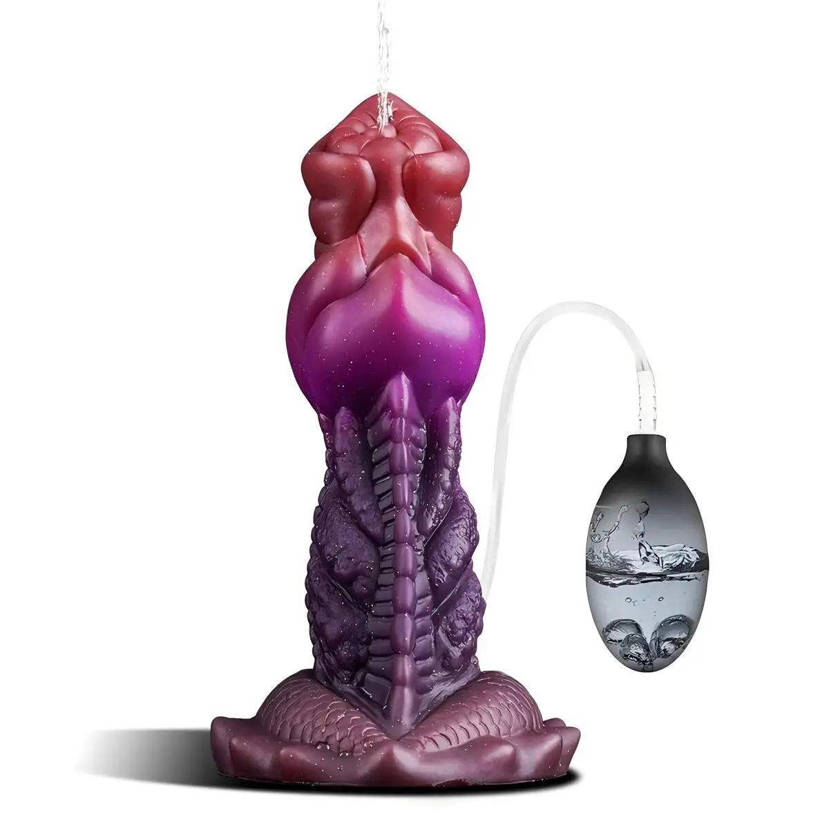Fantasy Squirting Ejaculating Dildo With Strong Suction Cup Dragon Design Big Knot Multiple Uses For Women Couples