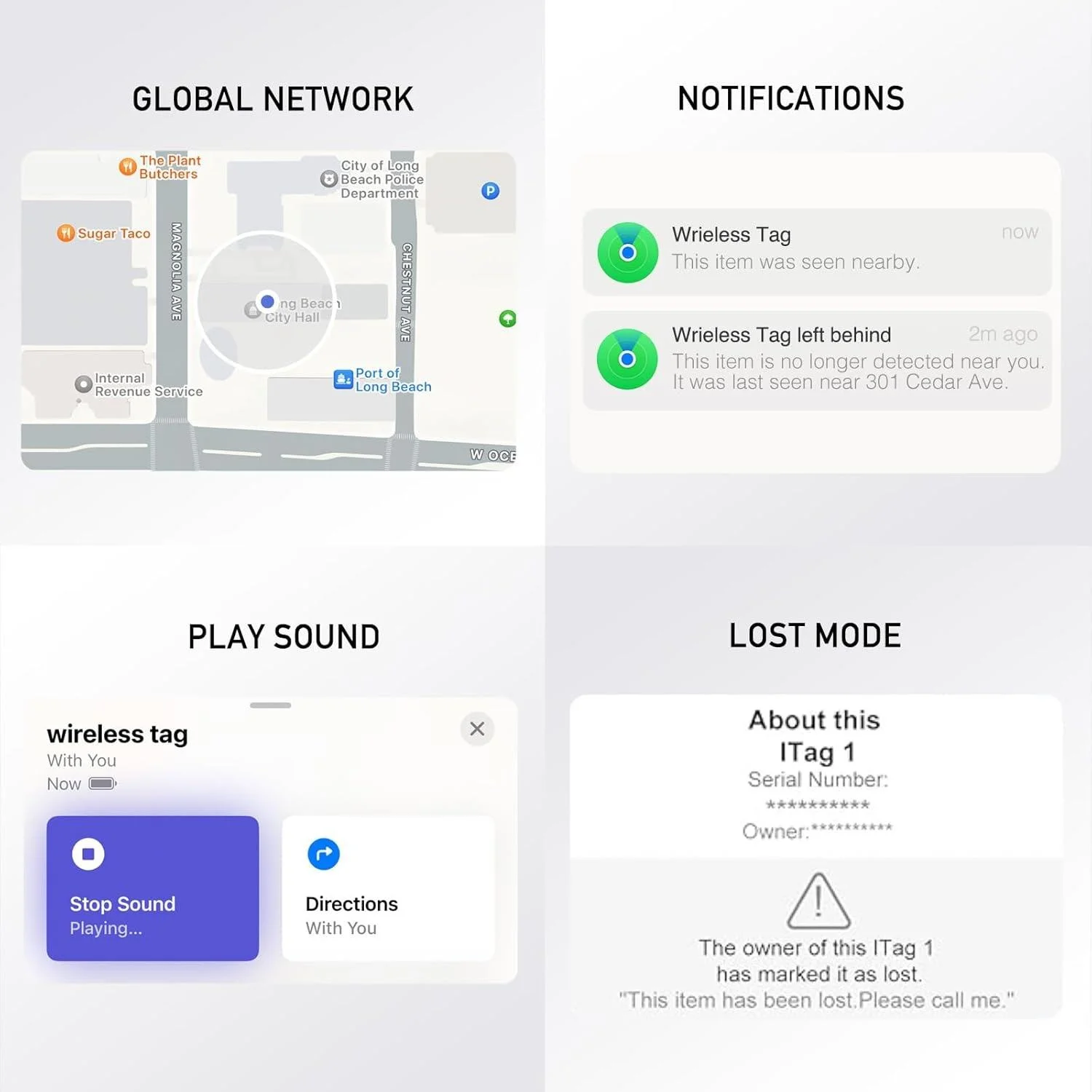 Smart Tag Bluetooth Tracker Apple Airtags Anti Lost Item Locator Suitable suitcase