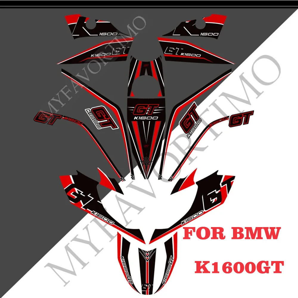 

Motorcycle Fairing Fender Emblem Logo Cases Panniers Luggage Trunk Tank Pad Stickers Protector For BMW K1600GT K1600 K 1600 GT