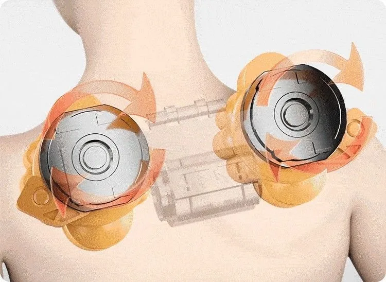Electric Neck And Shoulder Shiatsu Massager With Heating Function_voghion.com