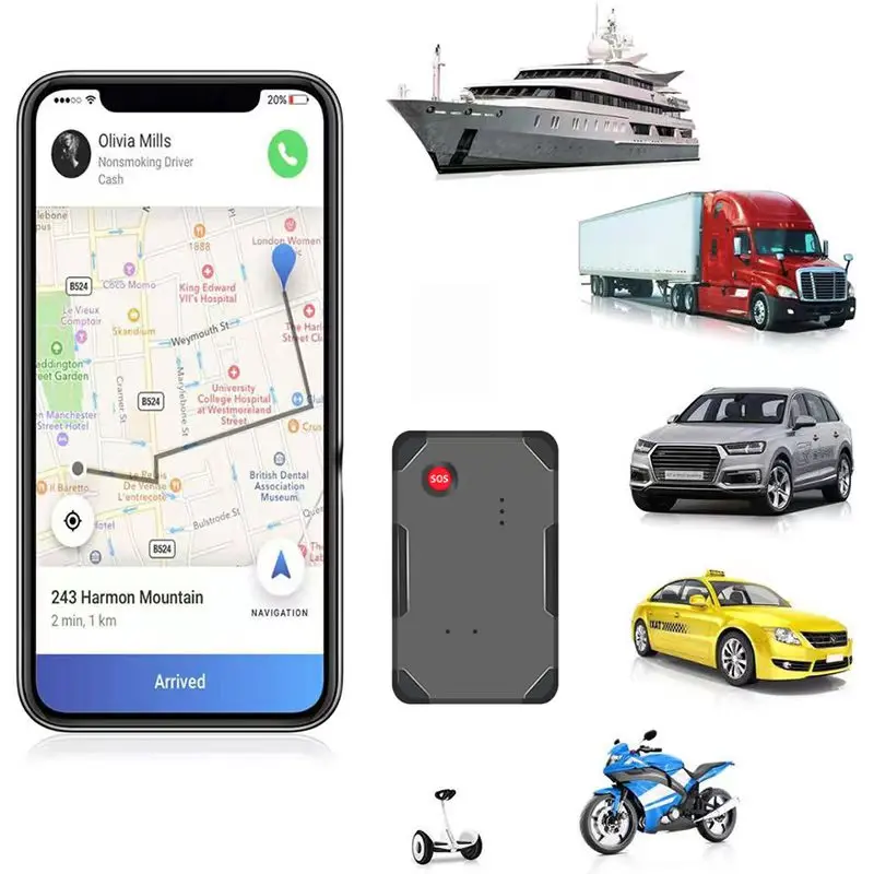 W07 4G GPS Tracking Locator Device Mini Portable Personal GPS Tracker With Magnetic Chip Easy Installation