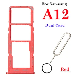 Premium Dual Micro SD SIM Card Tray Slot for Enhanced Storage and Connectivity (Red)
