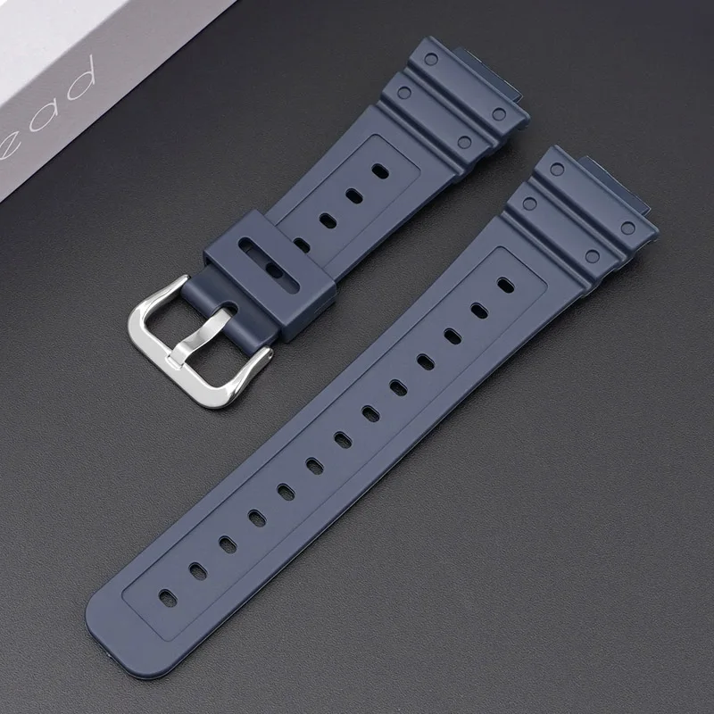 Silicone Soft Resin Watch Strap - 16mm Premium Wrist Band