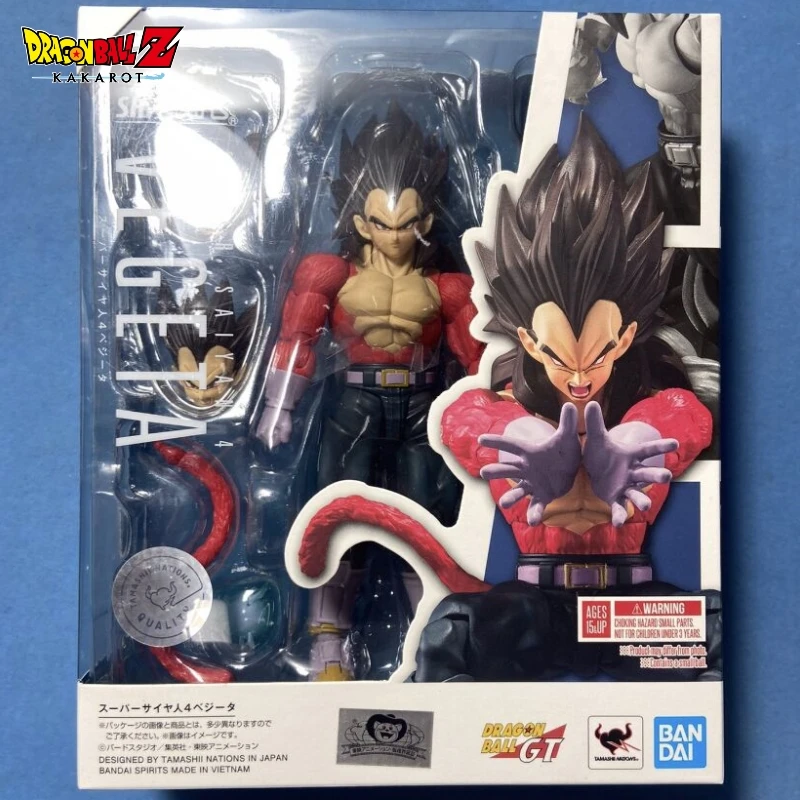 

Оригинальная фигурка Bandai S.H. Фигуртс Драконий жемчуг GT супер сайян 4 Вегета ГОКу фигурка SS4 коллекционная игрушка подарок