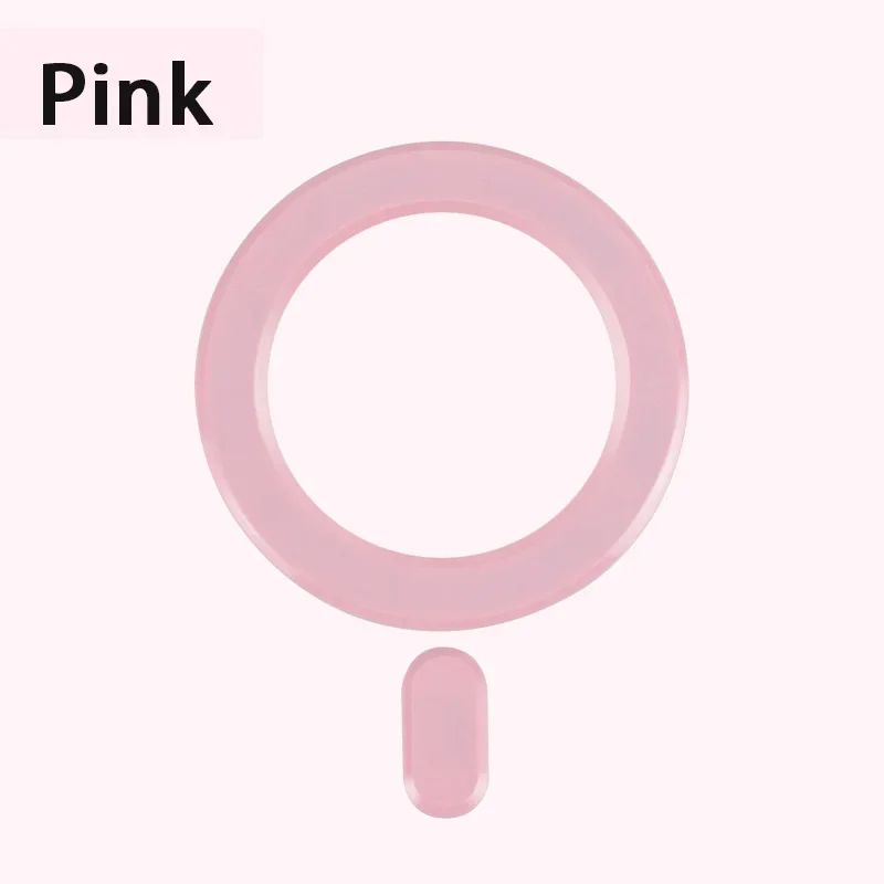 Universal Magnetic Ring Sticker for Wireless Charging and Car Holder, 2-in-1 Magnet Ring