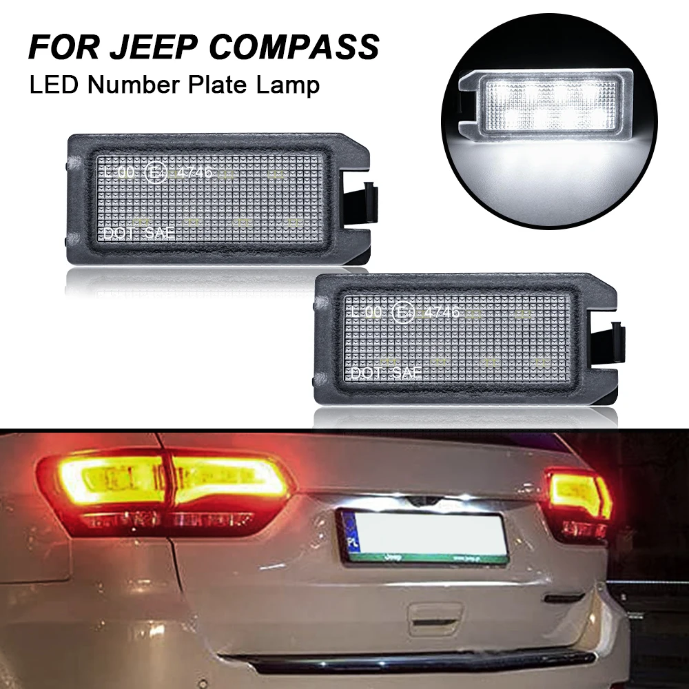

Для Jeep Compass Grand Cherokee фонари номерного знака для Fiat 500 для Dodge Viper для Maserati Levante 68228927AA