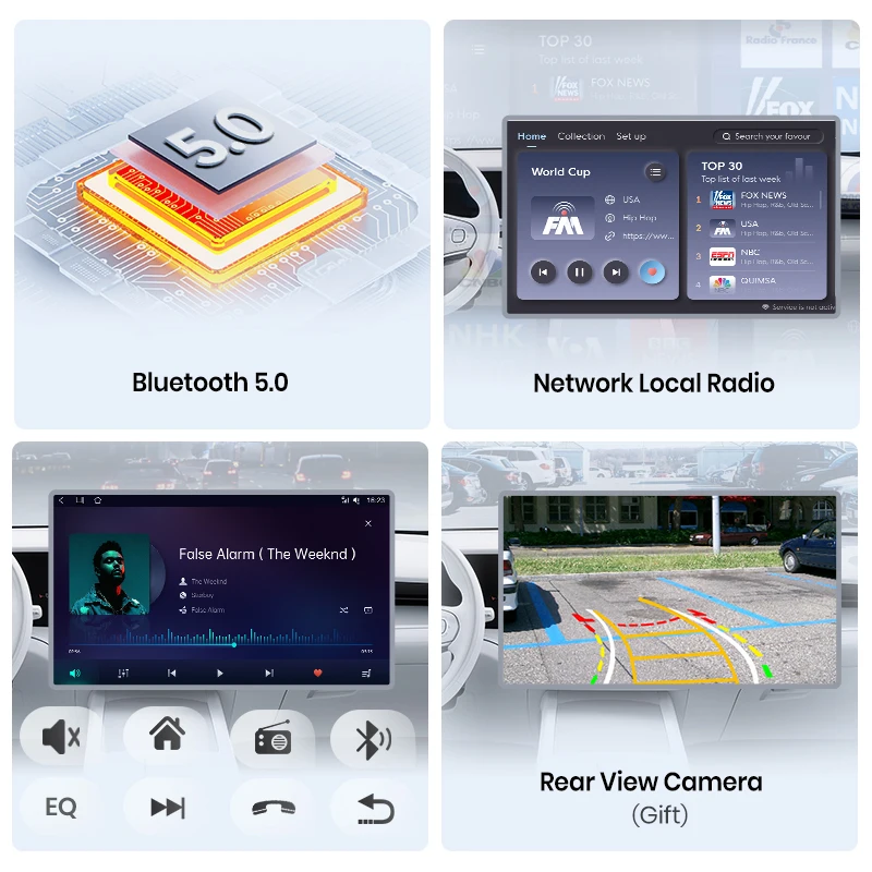 Radio para Auto Junsun con Android 15 para SEAT Ibiza 6J 2009-2013, CarPlay Inalámbrico, Android Auto, GPS, 4G, WiFi, DSP, FM, Reproductor Multimedia, Navegación, Unidad Principal 6