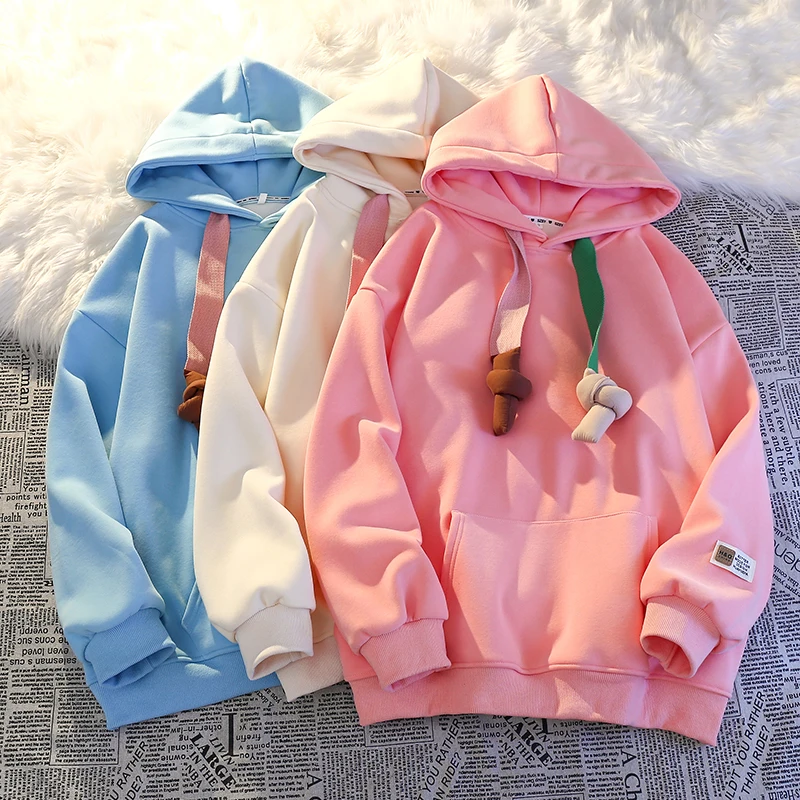 Sudadera con capucha de algodón Candy Colors para mujer - Edición dulce y única - true deals club