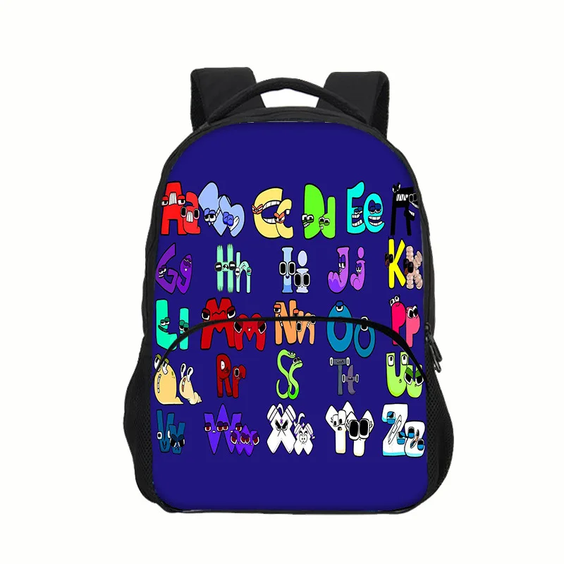 16inch Alphabet Lore Letter Legend School Bag Backpack Elementary School Students Kindergarten Backpack Kids Waterproof Knapsack 3