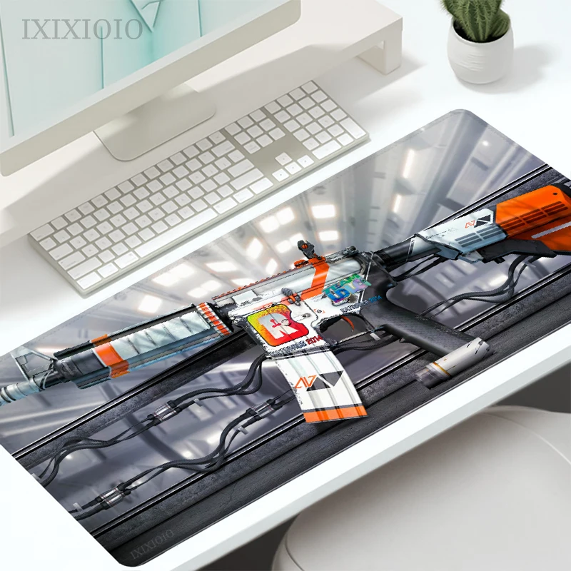 Csgo Gun Cs Go Mouse Pad Gamer XL Large HD Mousepad XXL MousePads Natural Rubber Carpet Non-Slip Office Laptop Table Mat mouse pad,gaming mousepad