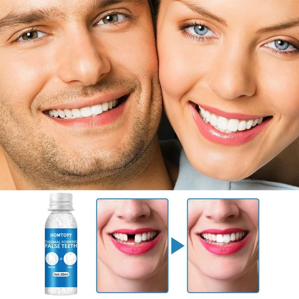 Resin Tooth Repair Glue Shapeable Teeth Gaps Filling Solid Glue Temporary Teeth Repair Falseteeth Safety Dental denture adhesive