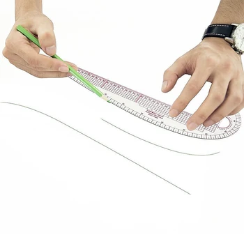 9 Pieces Metric Clothes Curve Sewing Ruler Set 6
