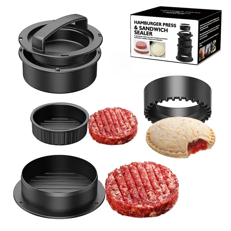 Burger meat press, round non stick filling, hamburger patty, beef barbecue patty, press molding machine, kitchen accessories