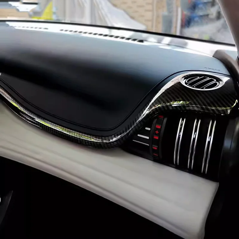 

Аксессуары для автомобилей BYD ATTO 3 Yuan Plus 2022, крышка из АБС-пластика, внутреннее украшение, отделка Центрального управления автомобилем