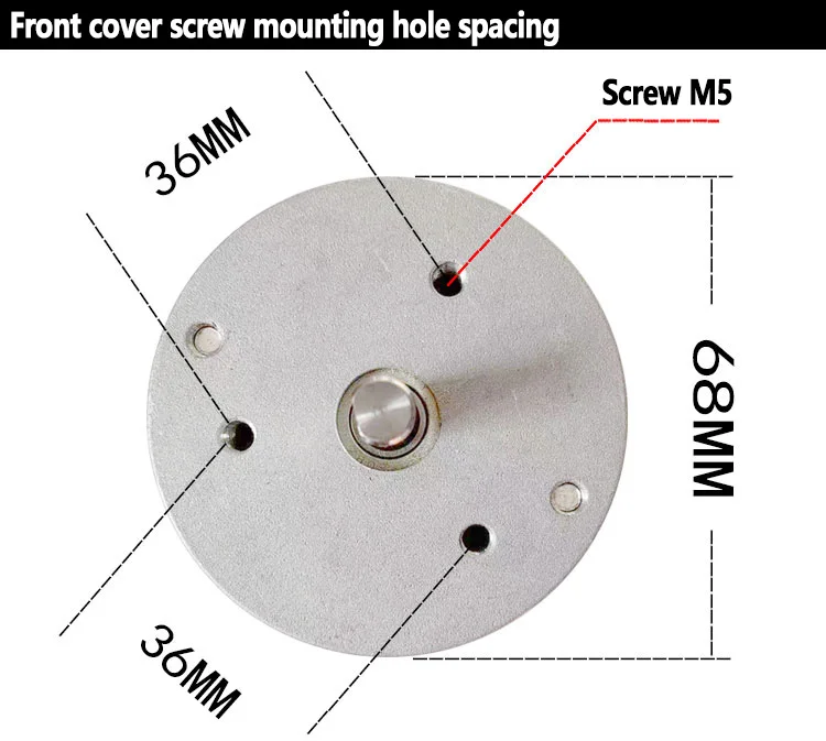 Description Picture 6 of item12V 24V 120W 150W 180W 3500rpm/5000rpm /7000rpm D-shaped Output Shaft DC High Torque Low Noise Dual Ball Bearing Lathe Motor