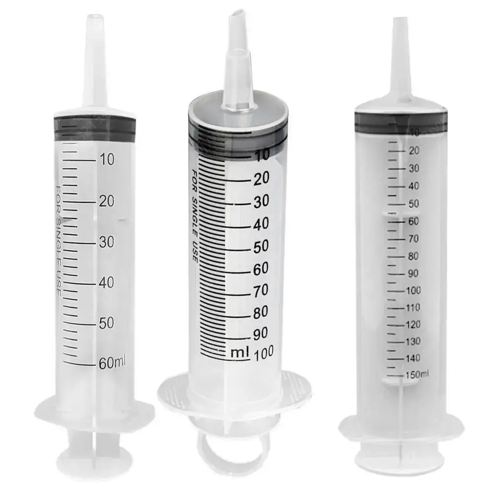 Reusable Syringe 60 100 150 ML Reusable Marinade Injector BBQ Meat Poultry Chicken Flavor Measuring Tools