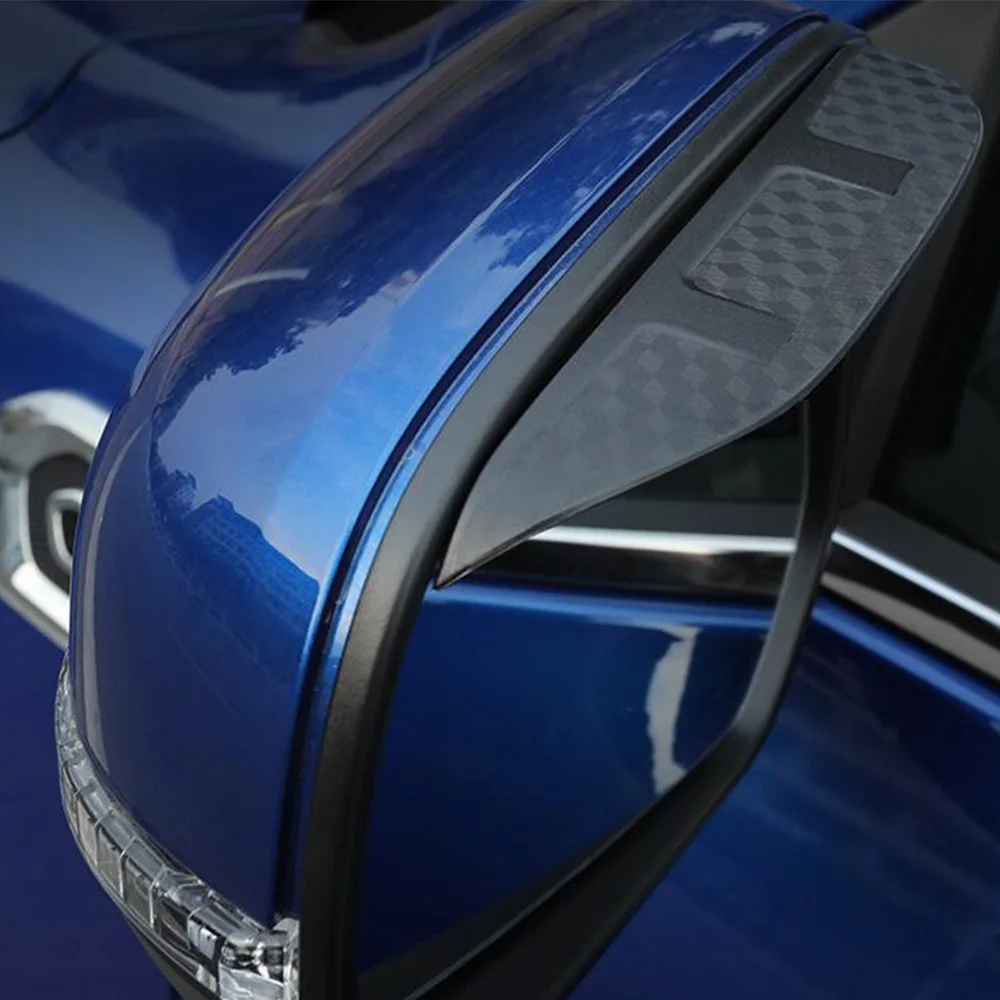 

For Honda Odyssey 2022 2023 2024 Car Rearview Side Glass Mirror Trim Cover Frame Rain Shield 2Pcs